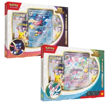 Pokémon 30° Anniversario – Collezione Greninja-ex e Sylveon-ex – ITA
